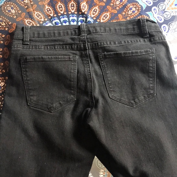 Forever 21 black jeans sz 26 - Picture 3 of 3
